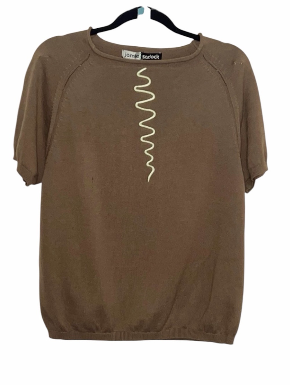 Vintage Jamie Sadock Browne top size Large 100% cotton
